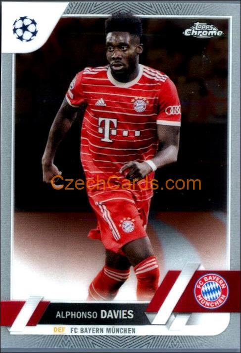 Alphonso Davies 2022/23 Topps Chrome Club Competitions #162