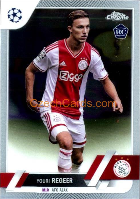 Youri Regeer 2022/23 Topps Chrome Club Competitions #179 RC