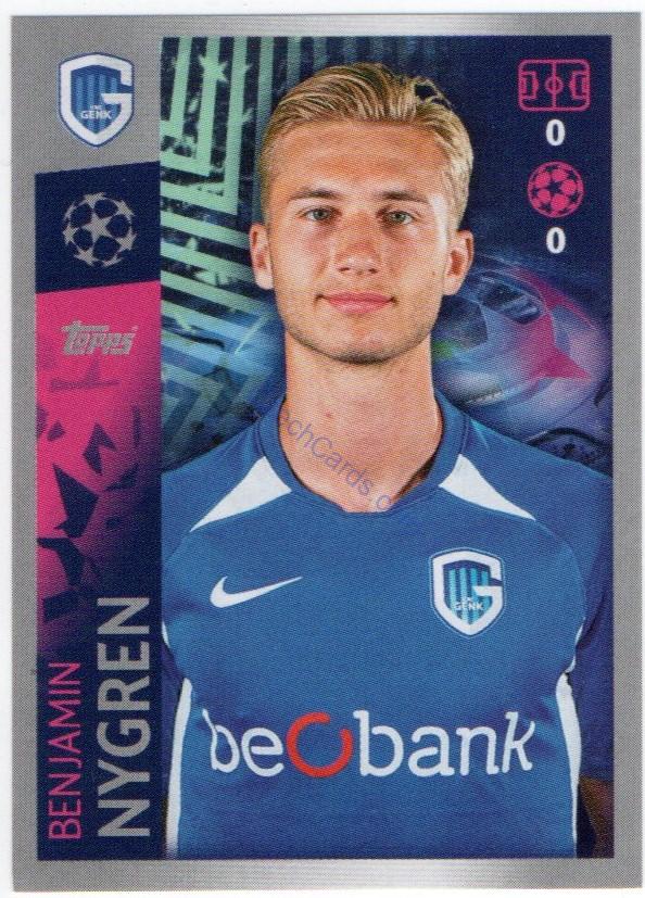 Benjamin Nygren 2019/20 Topps sticker #193