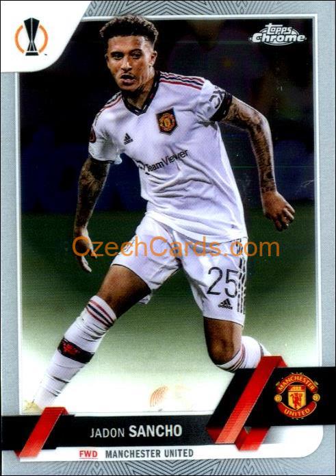 Jadon Sancho 2022/23 Topps Chrome Club Competitions #186