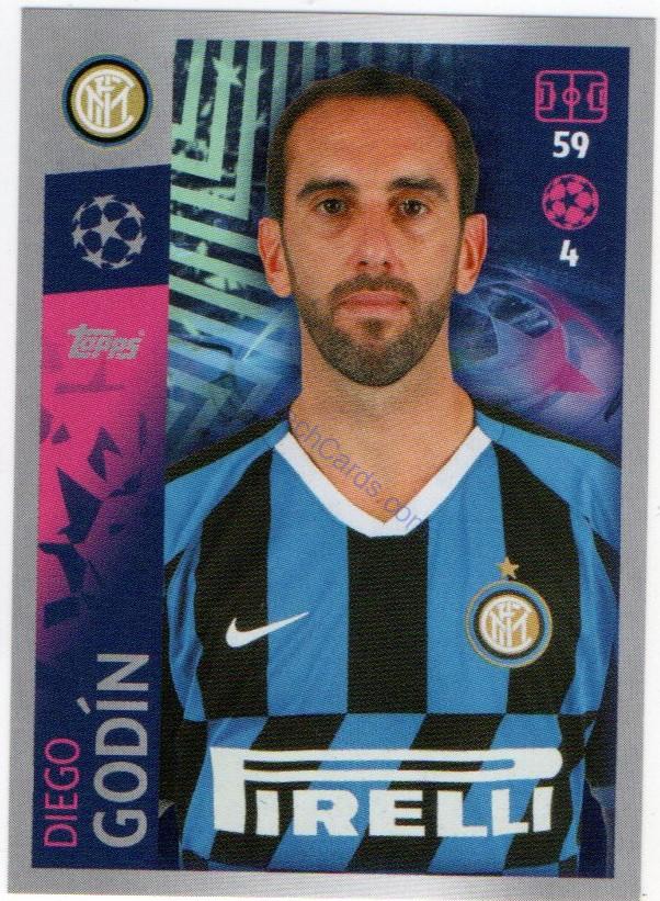 Diego Godín 2019/20 Topps sticker #198