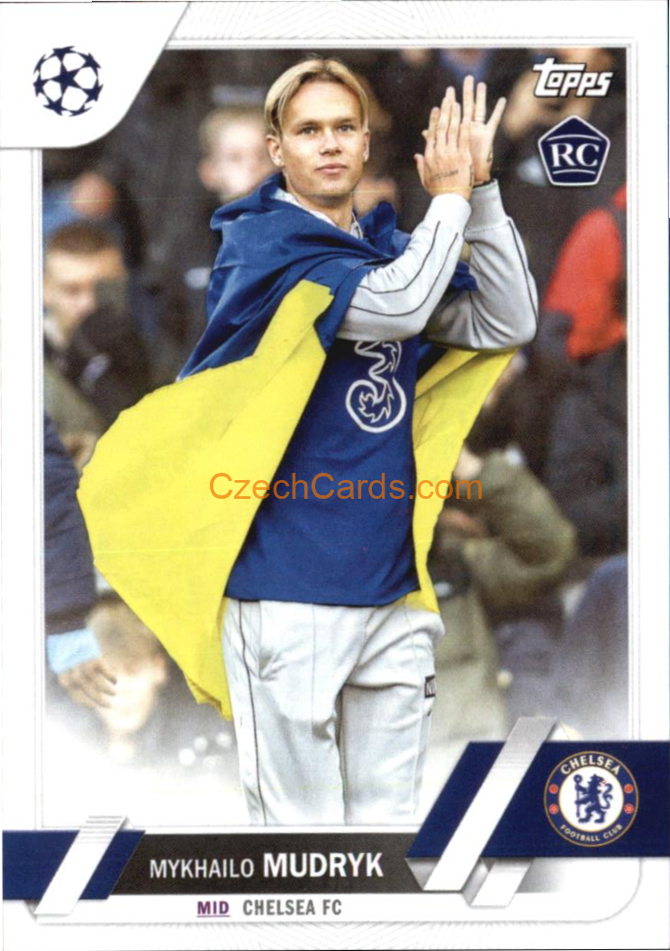 Mykhailo Mudryk 2022/23 Topps Club Competitions #52 RC