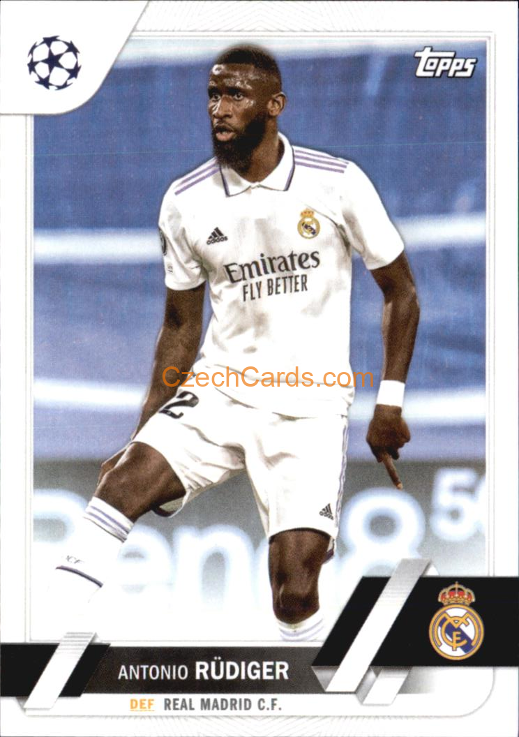 Antonio Rudiger 2022/23 Topps Club Competitions #58