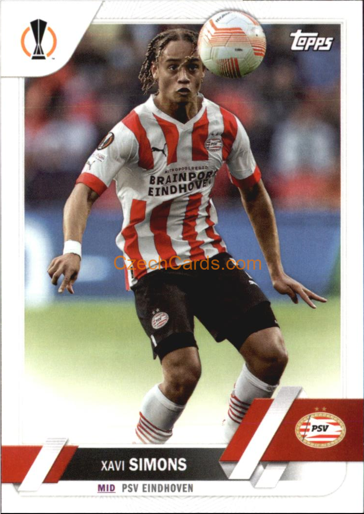 Xavi Simons 2022/23 Topps Club Competitions #60