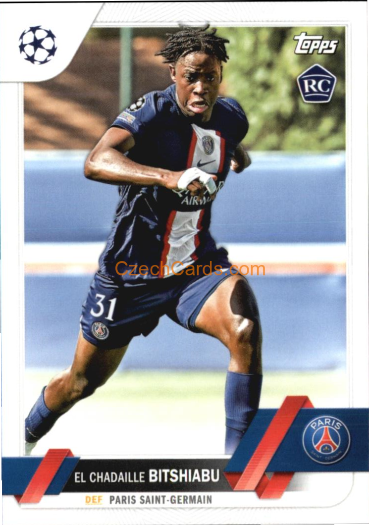 El Chadaille Bitshiabu 2022/23 Topps Club Competitions #61 RC
