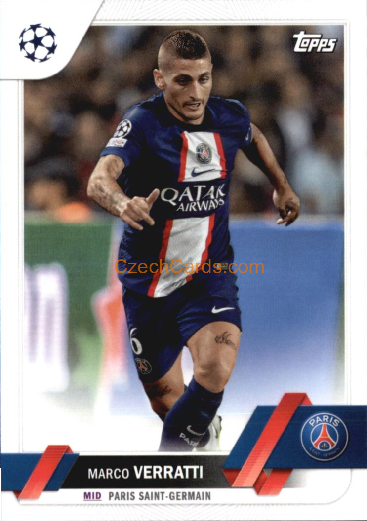 Marco Verratti 2022/23 Topps Club Competitions #73