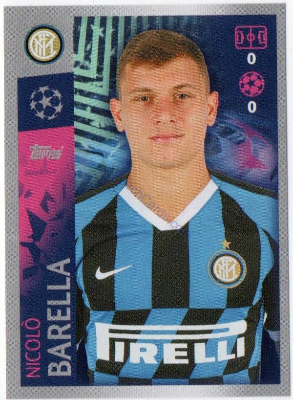 Nicolo Barella 2019/20 Topps sticker #204