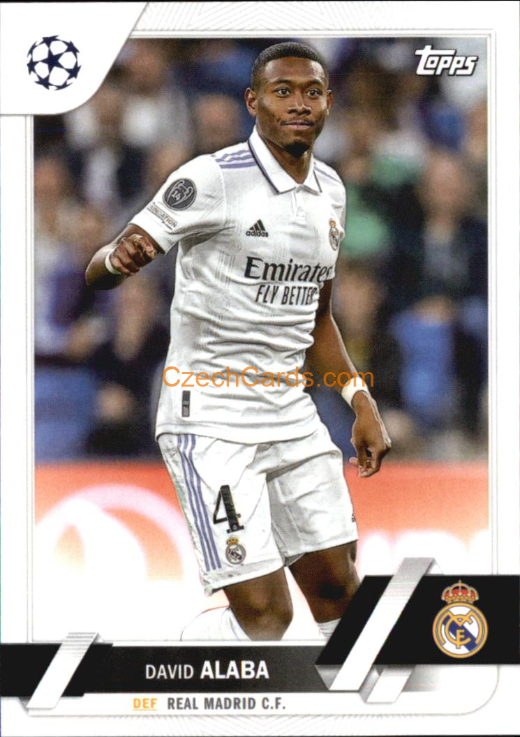 David Alaba 2022/23 Topps Club Competitions #82