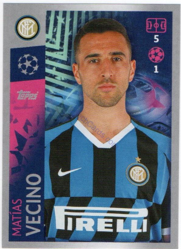 Matias Vecino 2019/20 Topps sticker #205