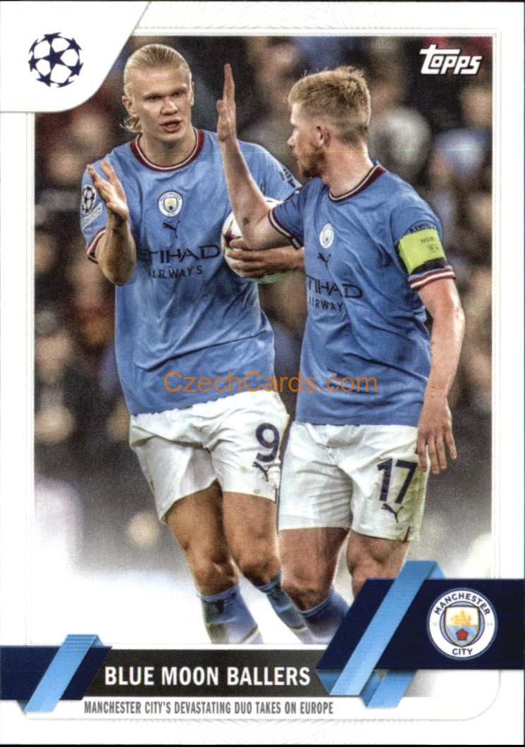 Haaland - DeBruyne 2022/23 Topps Club Competitions #86 RC