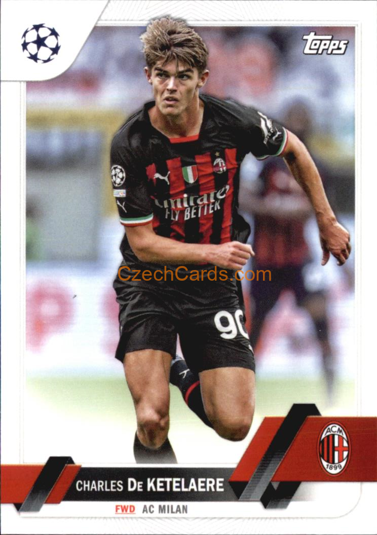 Charles De Ketelaere 2022/23 Topps Club Competitions #90