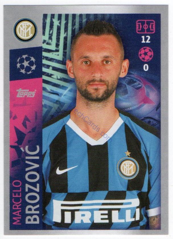 Marcelo Brozović 2019/20 Topps sticker #206