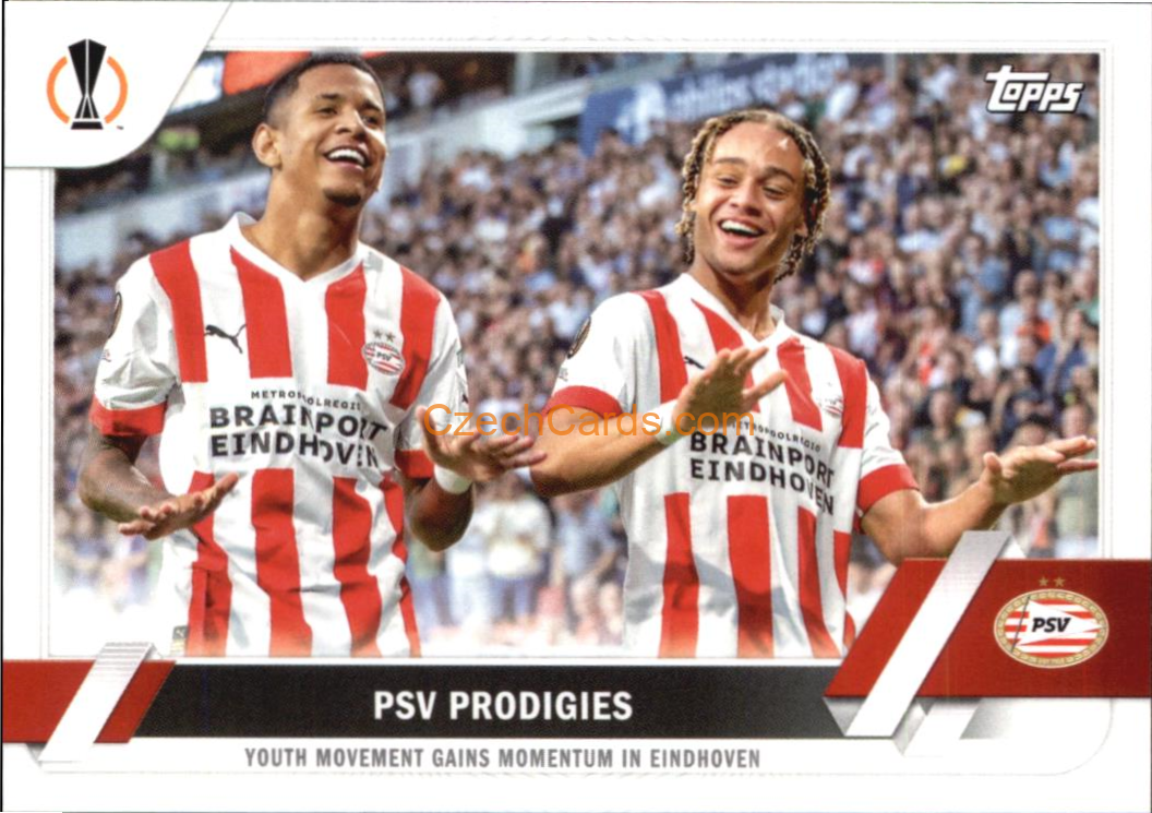 PSV Prodigies 2022/23 Topps Club Competitions #104 