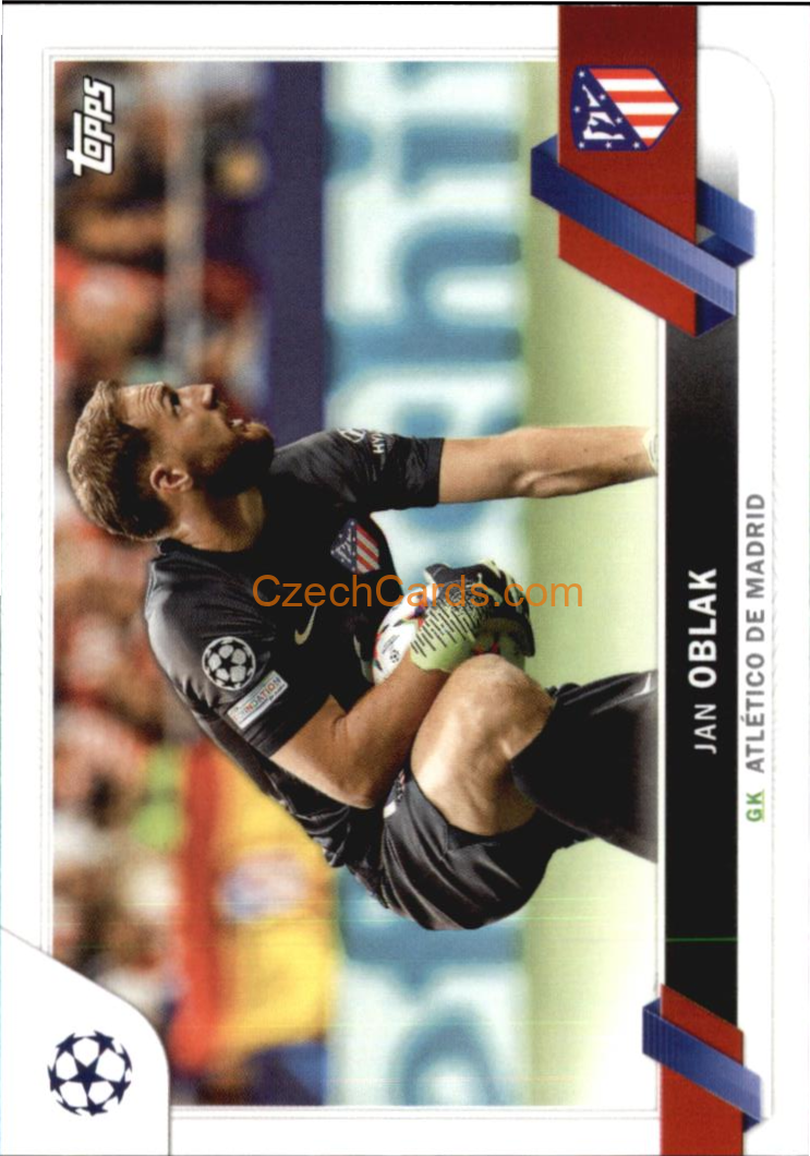 Jan Oblak 2022/23 Topps Club Competitions #107