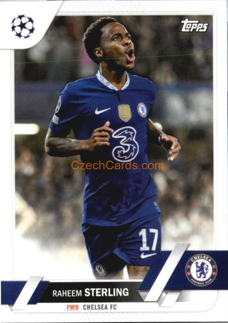 Raheem Sterling 2022/23 Topps Club Competitions #113