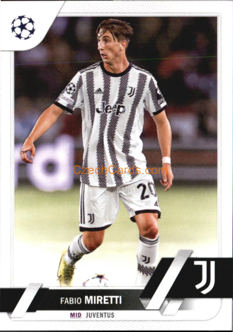 Fabio Miretti 2022/23 Topps Club Competitions #116