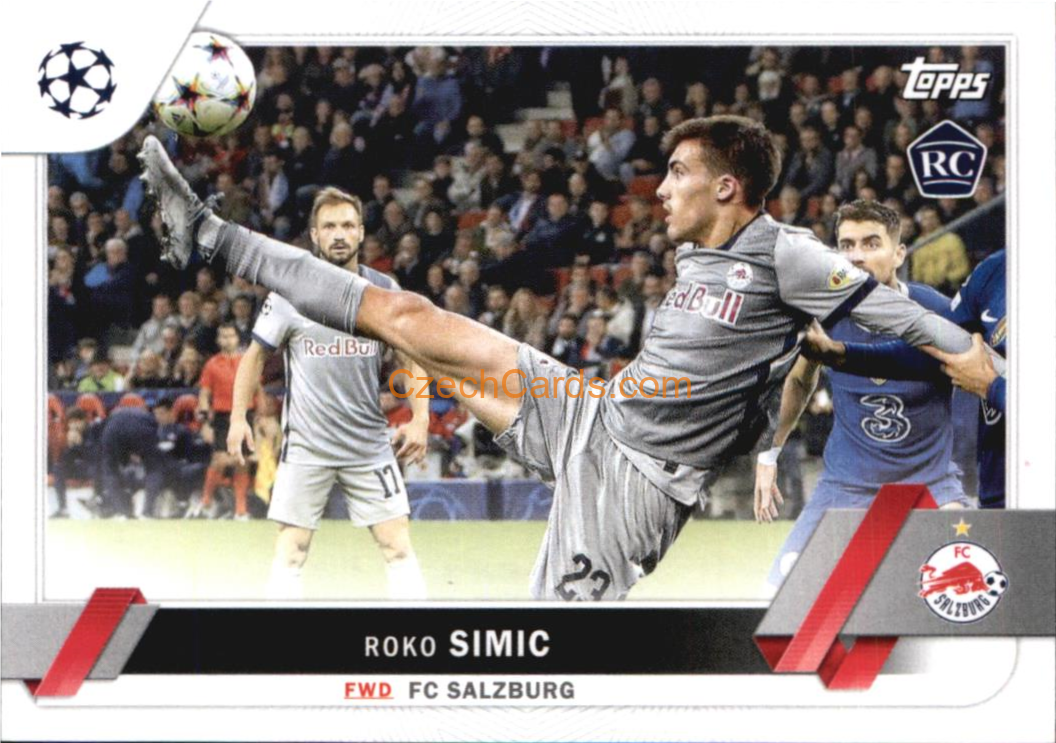 Roko Simic 2022/23 Topps Club Competitions #121 RC
