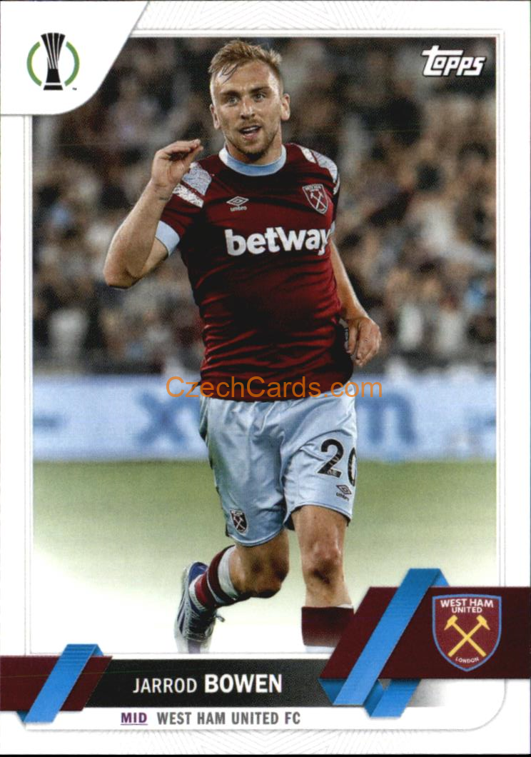 Jarrod Bowen 2022/23 Topps Club Competitions #123