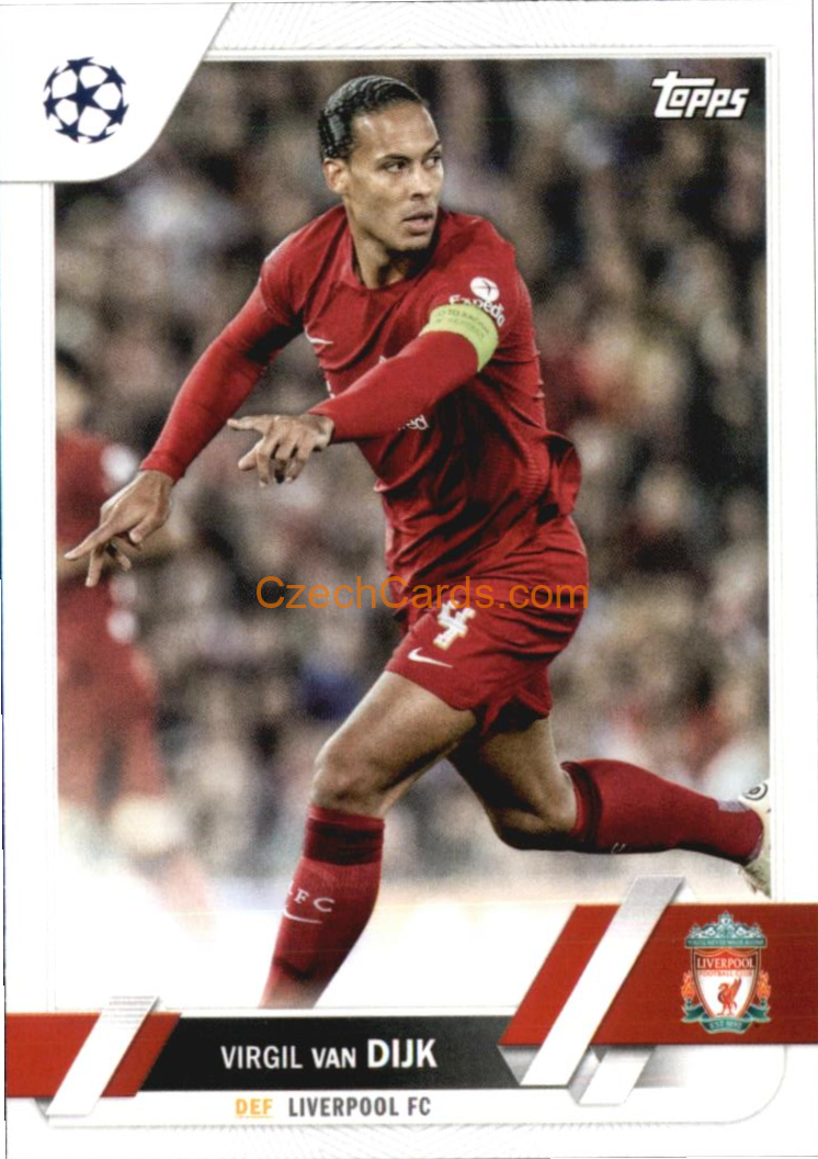Virgil van Dijk 2022/23 Topps Club Competitions #130