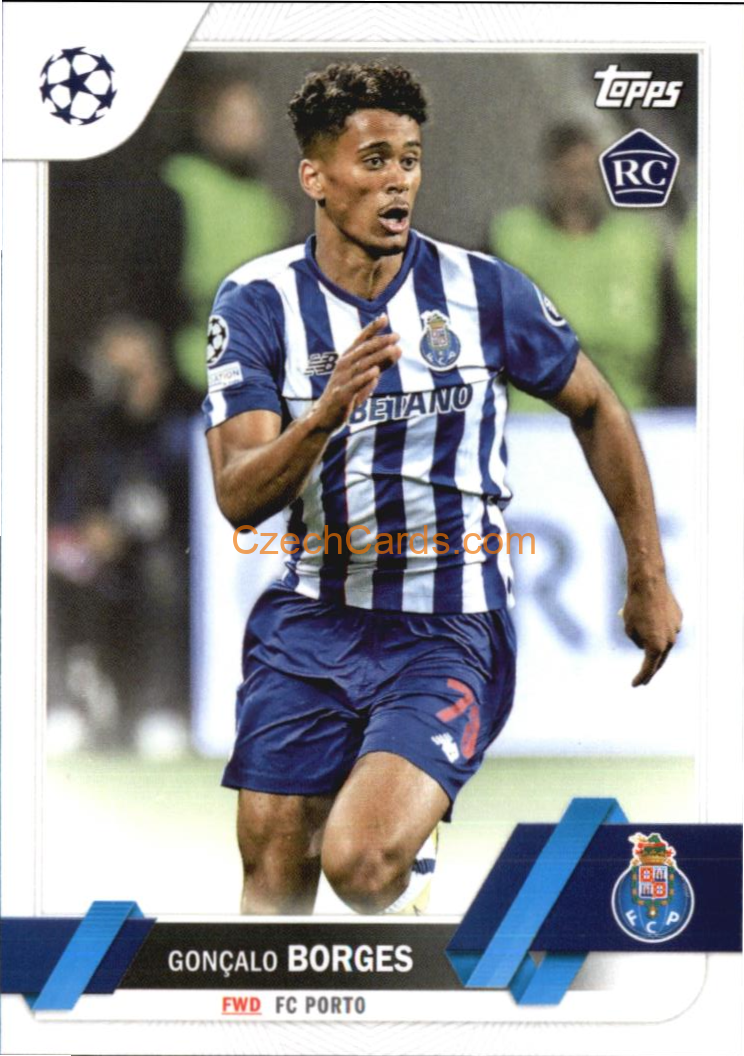 Goncalo Borges 2022/23 Topps Club Competitions #134