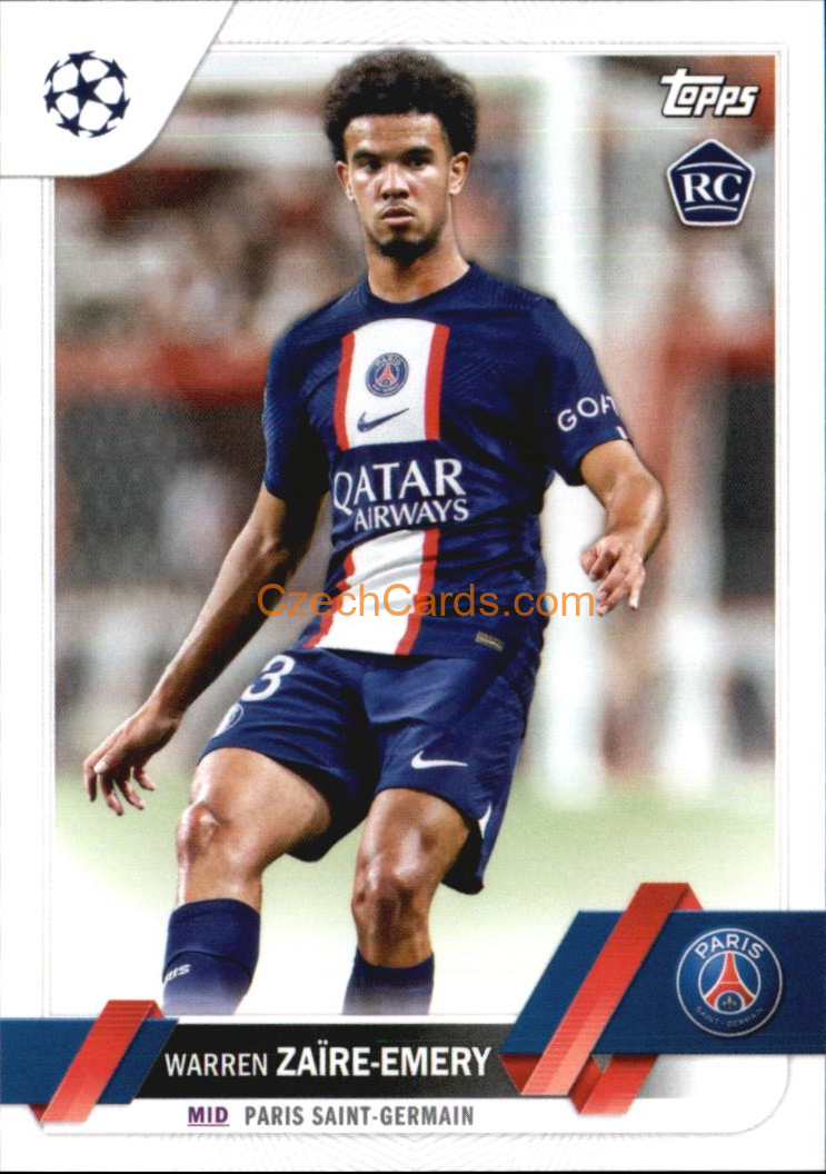 Warren Zaire-Emery 2022/23 Topps Club Competitions #135 RC