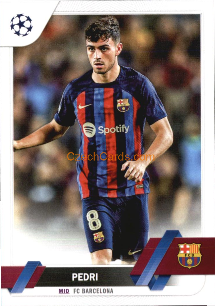 Pedri 2022/23 Topps Club Competitions #136