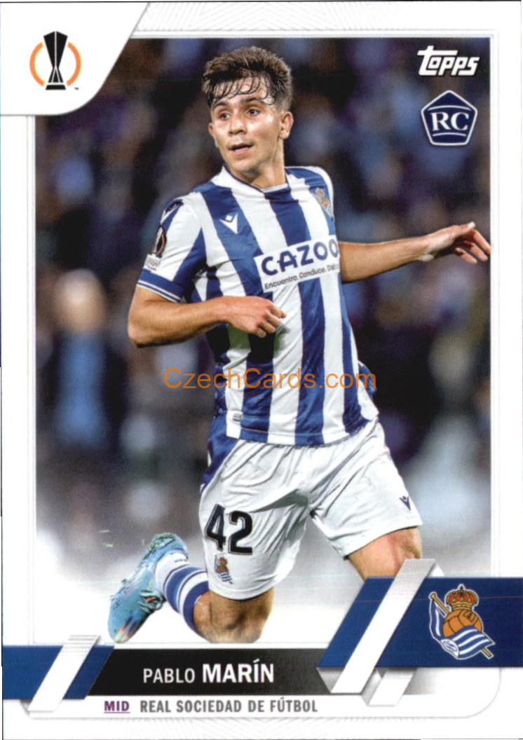 Pablo Marín 2022/23 Topps Club Competitions #145 RC