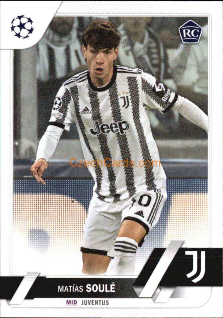Matias Soule 2022/23 Topps Club Competitions #147 RC