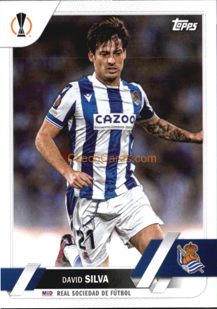 David Silva 2022/23 Topps Club Competitions #154