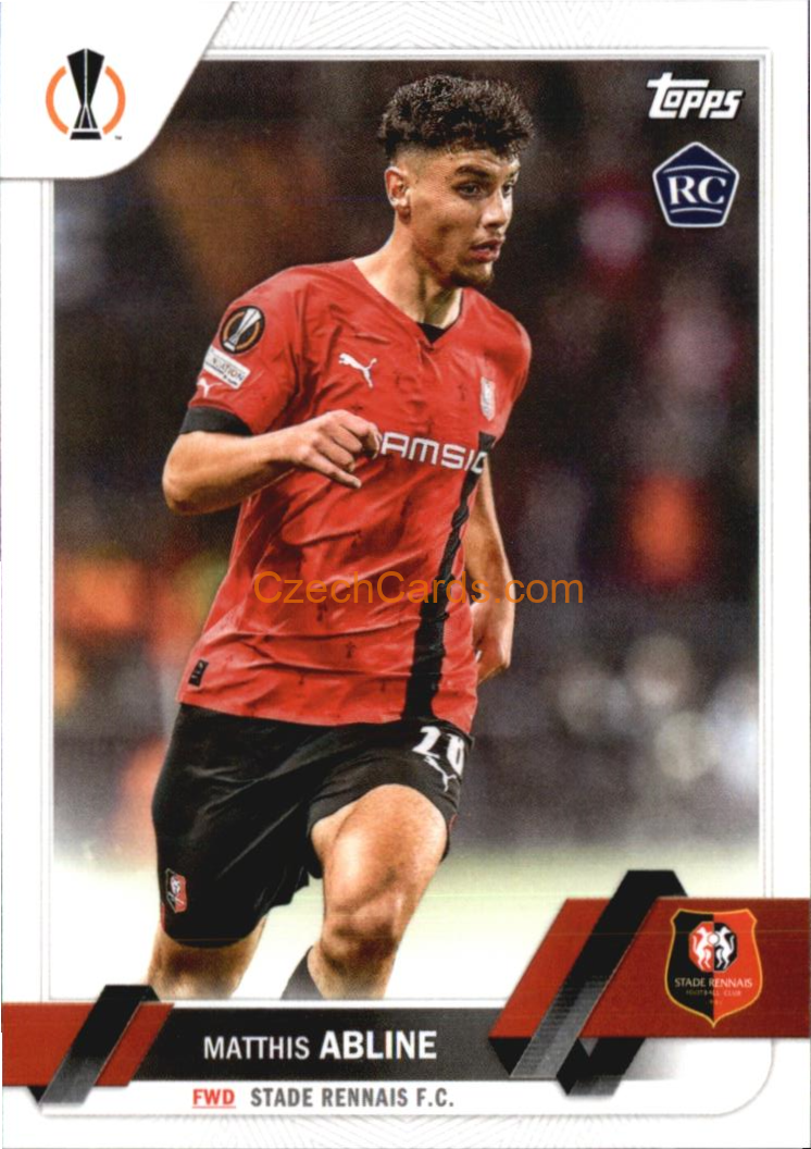 Matthis Abline 2022/23 Topps Club Competitions #167 RC
