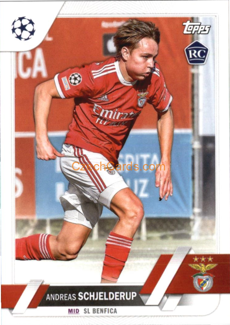Andreas Schjelderup 2022/23 Topps Club Competitions #170 RC