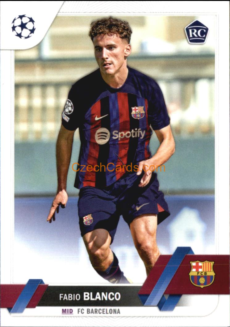 Fabio Blanco 2022/23 Topps Club Competitions #172 RC