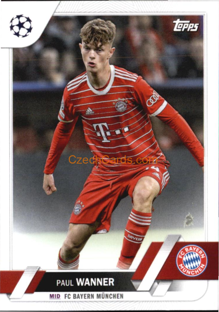Paul Wanner 2022/23 Topps Club Competitions #174