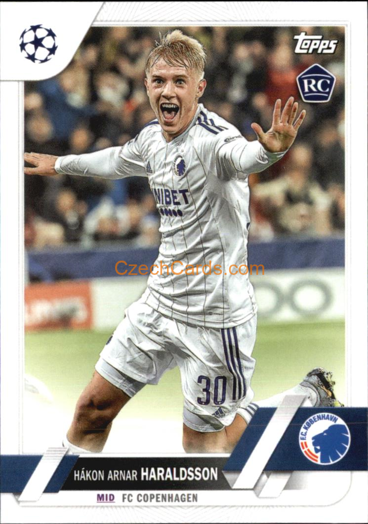 Hakon Arnar Haraldsson 2022/23 Topps Club Competitions #175 RC
