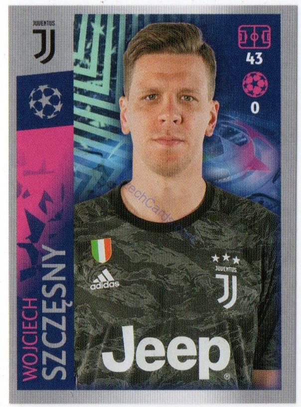 Wojciech Szczesny 2019/20 Topps sticker #216