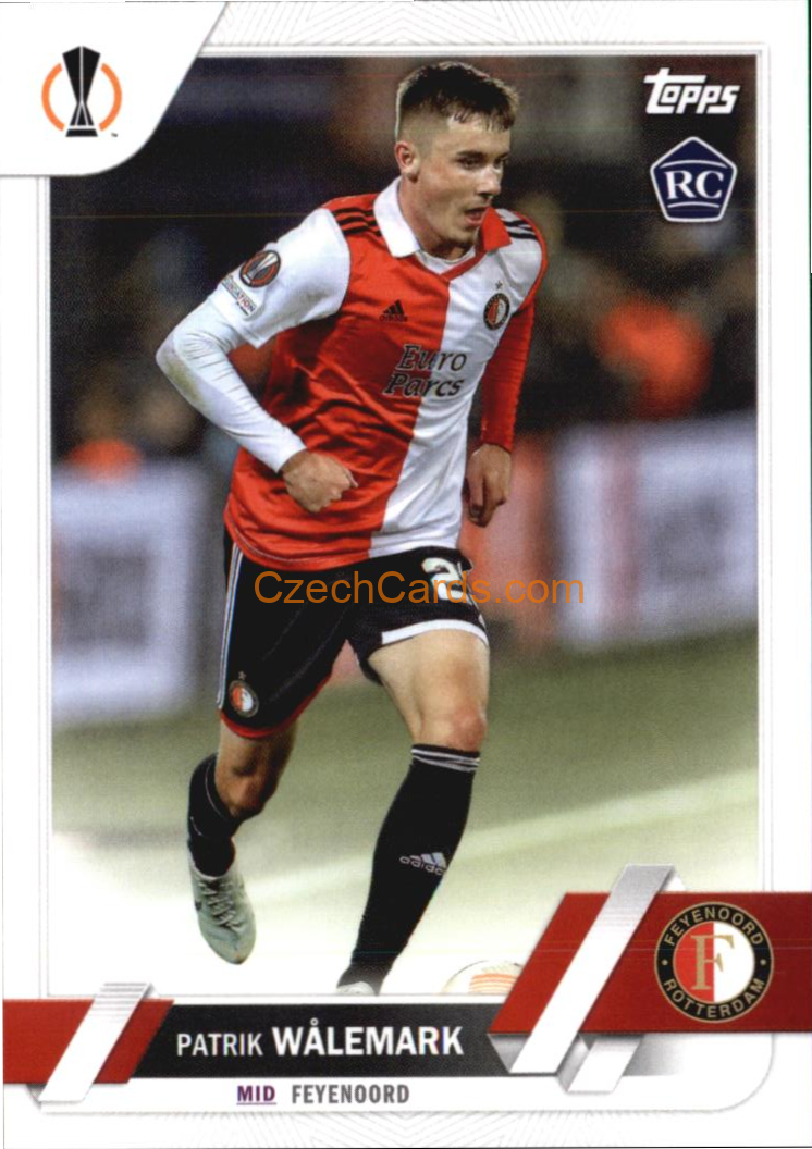 Patrik Walemark 2022/23 Topps Club Competitions #182 RC