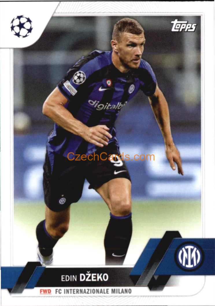Edin Dzeko 2022/23 Topps Club Competitions #192