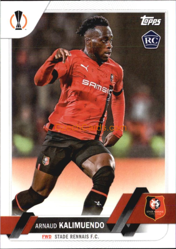 Arnaud Kalimuendo 2022/23 Topps Club Competitions #195 RC