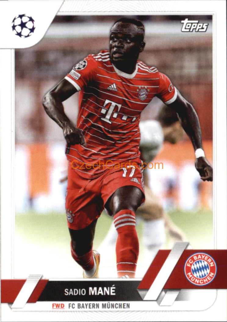 Sadio Mane 2022/23 Topps Club Competitions #200