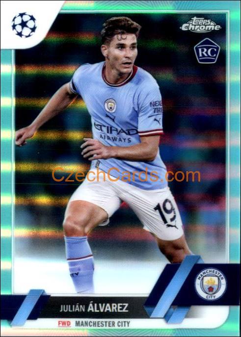 Julian Alvarez 2022/23 Topps Chrome Club Competitions #68 RC xx/199