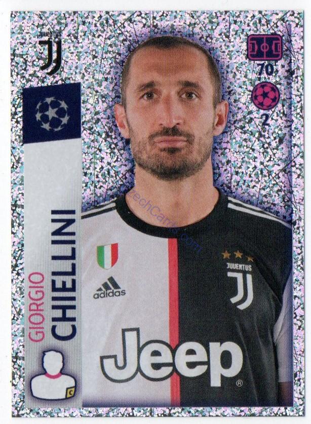 Giorgio Chiellini 2019/20 Topps sticker #219