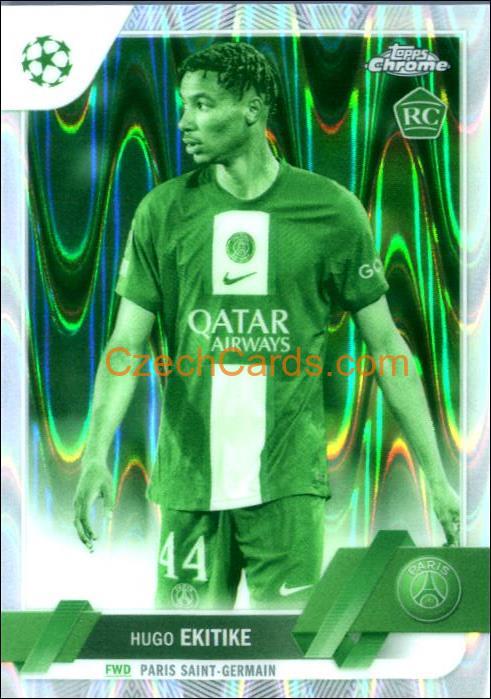 Hugo Ekitike 2022/23 Topps Chrome Club Competitions #125 RC xx/225