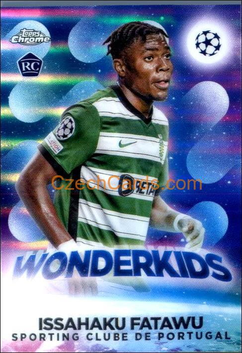 Issahaku Fatawu 2022/23 Topps Chrome Club Competitions Wonderkids #W-12