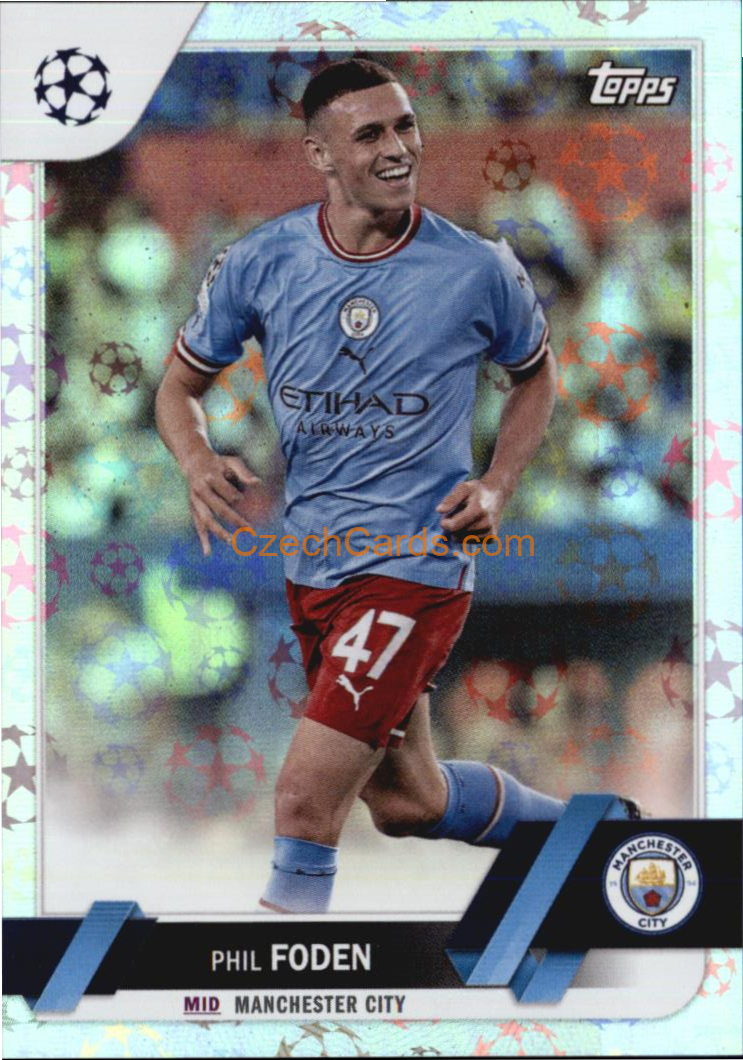 Phil Foden 2022/23 Topps Club Competitions Starball #47