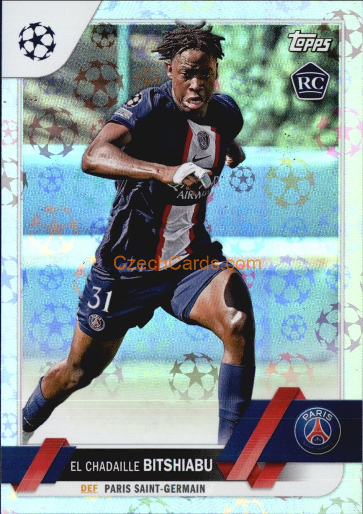 El Chadaille Bitshiabu 2022/23 Topps Club Competitions Starball #61 RC