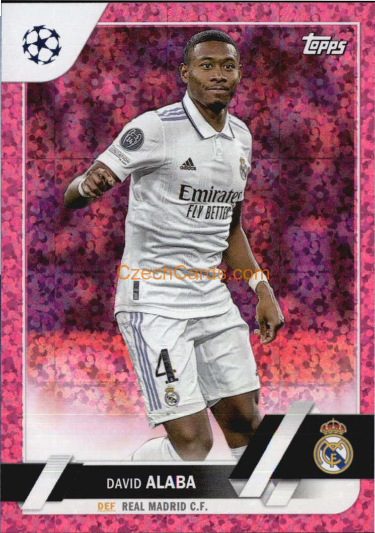 David Alaba 2022/23 Topps Club Competitions Pink #82
