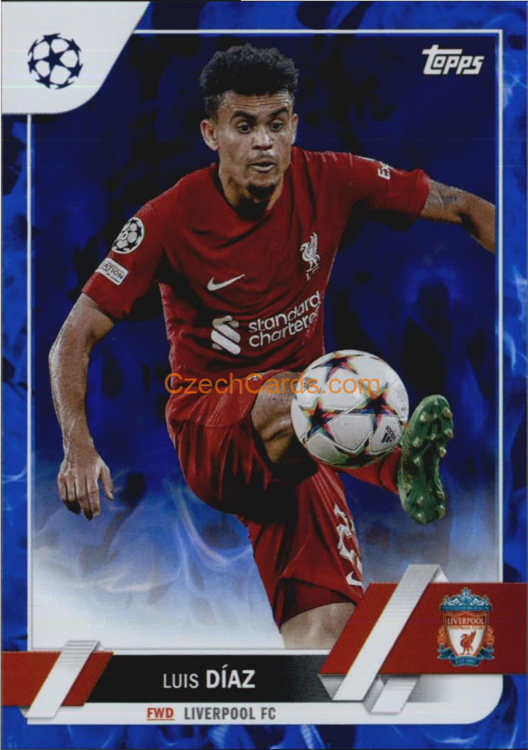 Luis Diaz 2022/23 Topps Club Competitions Blue xx/125#199
