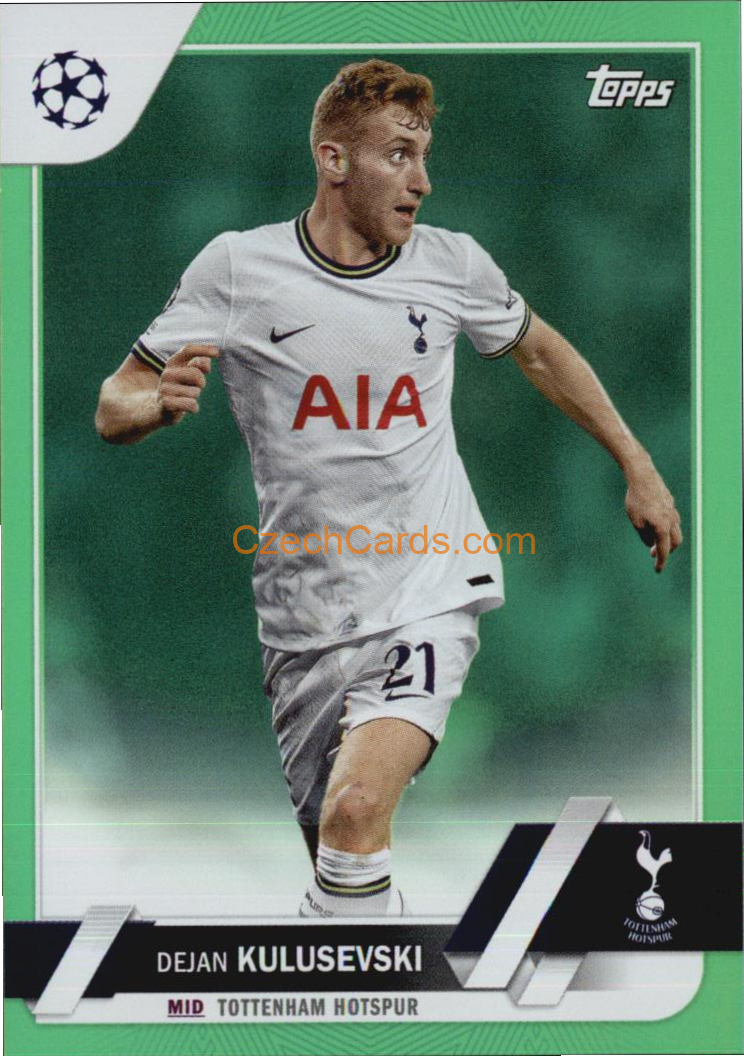Dejan Kulusevski 2022/23 Topps Club Competitions Green xx/199 #191