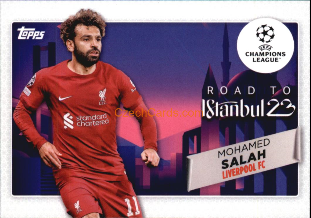 Mohamed Salah 2022/23 Topps Club Competitions Road To... #RF-13