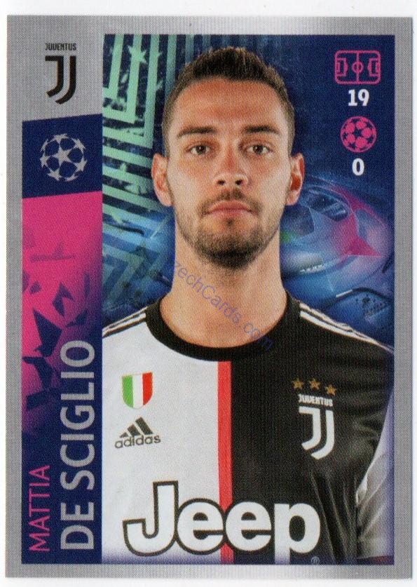 Mattia De Sciglio 2019/20 Topps sticker #222